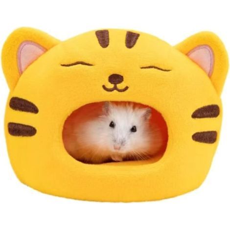 Meerschweinchenhaus-Bett (Tiger), Mini-Hamsterbett, Hamsterhöhle im Tiger-Design – Mini-Hamsterbett (1/4)