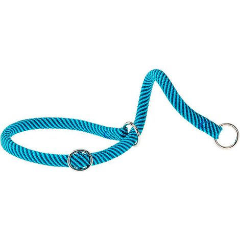 Ferplast SPORT EXTREME CS Collare a semistrangolo in nylon per cani. Variante 13/60 - Misure: A: 60 cm - B: Ø 13 mm - Azzurro