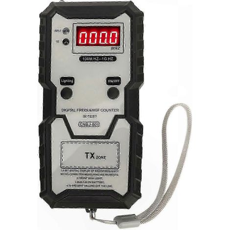 Digitaler Infrarot-Frequenzdetektor 100 MHz bis 1 GHz, hochpräzises Display, Signalprüfer für Autofernbedienungen, tragbares Diagnosegerät. (1/5)