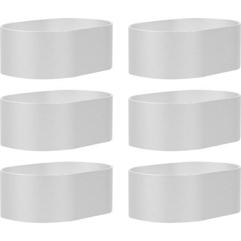 of 6 Oval Aluminum Alloy Mousse Cake Baking Molds Durable (1/5)