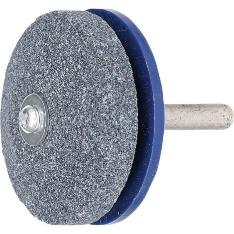 Lawn Mower Blade Sharpener, Universal Corundum Grinding Wheel for Lawn Mower, Electric Drill, Hand Drill, Dark Blue (1/5)
