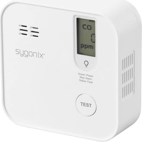 [GEBRAUCHT] B-Ware SYGONIX Kohlenmonoxid Melder V3 mit 10 Jahre Batterie, batteriebetrieben (1/2)