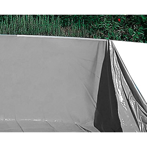 Liner piscine hors-sol ronde Toi SWIMPOOL 550X132cm couleur gris (1/4)