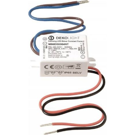 Trade Shop - Transformer Led Driver Dimmable Power Fuente De Alimentación 4 W 4-8v 500ma Lámparas A Rayas - (1/2)