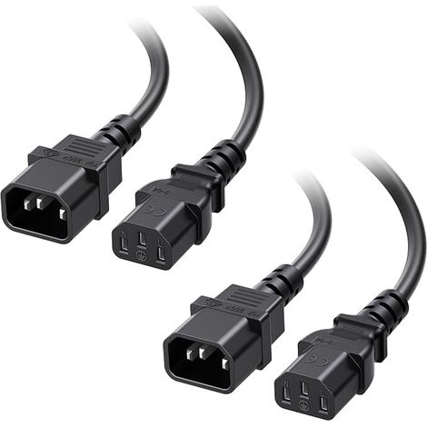 Cable Matters C13 C14 Computer Power Extension Cable PDU 2m Power