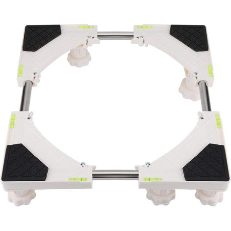 Support de Machine à Laver - Taille de Base Mobile multifonctionnelle de Machine à Laver Portable de 4 Pieds forts pour la sécheuse, la Machine à Laver et Le réfrigérateur(D) (1/5)