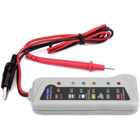 Testeur de batterie de voiture universel 2-14.8V testeur de stockage/entretien chargeur analyseur d'outil contrôle d'outil pour fourgon de voiture (1/5)