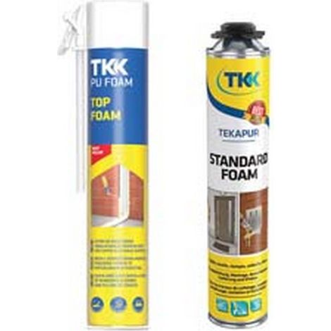 6PZ SCHIUMA POLIURETANICA PU TOP FOAM - ml.750 applicazione manuale - champagne