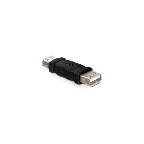 Delock Gender Changer USB - USB Typ A, 4-polig (W) - USB Typ A, 4-polig (W) - Grau