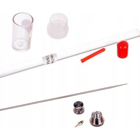 KIT DE REPARACIÓN DE BOQUILLA CON AGUJA PARA AERÓGRAFO DE 0,3 MM, COMPATIBLE CON EL KIT BD-130