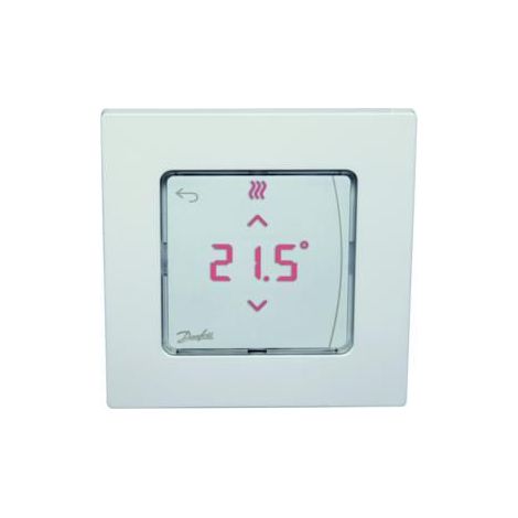 Danfoss Termostato de ambiente empotrado Icon(TM) con versión de pantalla LED, empotrado, 088U1010