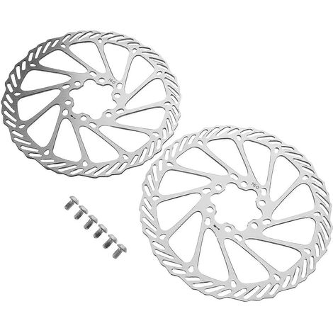 Disques de frein en aluminium et acier inoxydable pour VTT, remplacement par paire (1 paire) - Stables et durables (1/5)