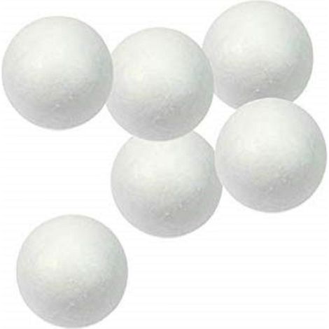 Trade Shop - Kugeln, 30 Stück, Polystyrol, 2,5 cm, weiß, Dekoration, Kugel, Weihnachtsdeko -