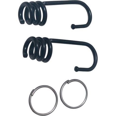 GANCI PER MOLLA ELASTICA 3,2 mm - in ferro - cf 2 pz - UNIKO