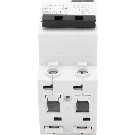 Disjoncteur de protection contre les surcharges à déclenchement rapide pour applications photovoltaïques, 20 A, 400 V, bipolaire, AC/DC (1/5)