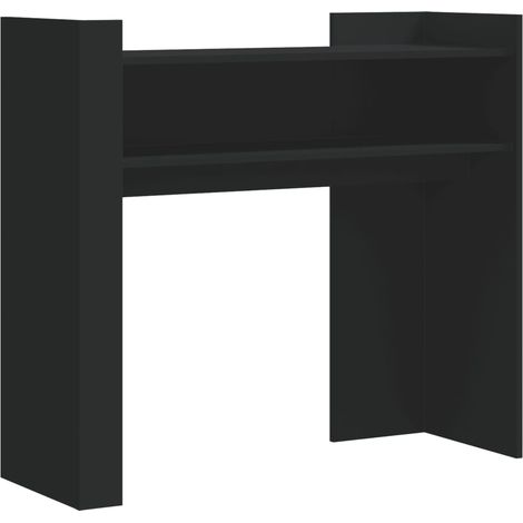 Maison Exclusive - Tavolino Consolle Nero 100x35x90 cm in Legno Multistrato