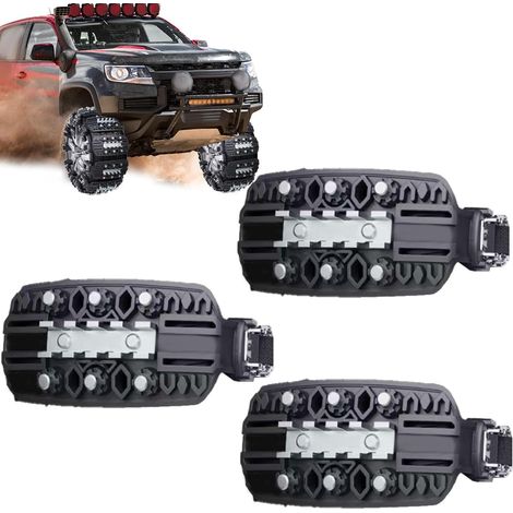 Snow Chains, Tire Chains, Anti Slip Tire Chains, Tire Chains for Pickup, Best and Strong Tire Chains Best Anti Slip Snow Chains for Suvs, and Trucks 60x37x10cm/23.62x14.57x3.94 (1/5)