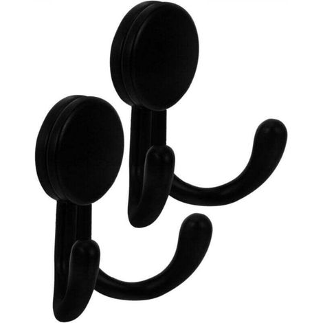 Set di 2 ganci decorativi da parete in metallo e lega di zinco per asciugamani