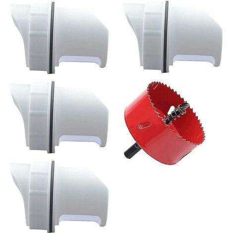 Kit d'alimentation par gravité pour mangeoire à poulet DIY pour seaux, bacs, abreuvoirs (1/5)