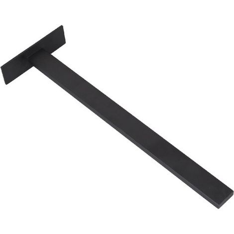 Porte-serviettes mural en acier inoxydable, barre simple, design moderne pour salle de bain, hôtel, cuisine, 40 x 12 x 4 cm, S (1/5)