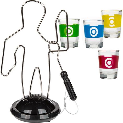 Jeu à Boire, Verre Transparent, 19 x 22,7 x 10 cm (1/2)