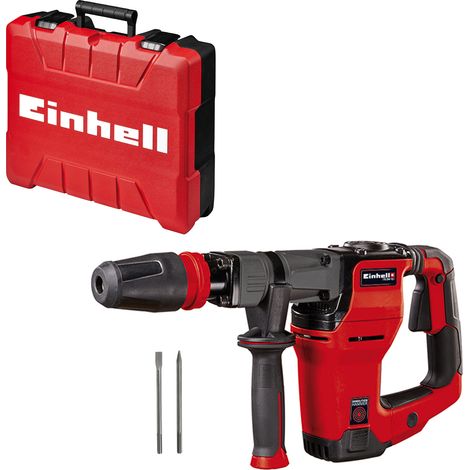 Einhell Marteau Démolisseur TE-DH 12 (1050 W, 12 J, Fréquence de Frappe : 4100 trs/min, Livré en Coffret avec Burin Pointu et Burin Plat) (1/5)