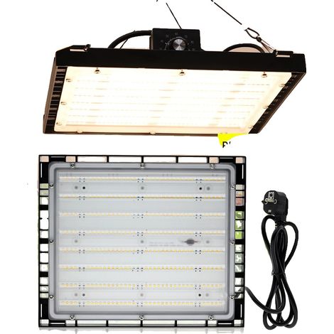 Lampada LED a spettro completo per la coltivazione indoor, potenza 150W, dimmerabile, ideale per il giardinaggio in ambienti chiusi. (1/5)