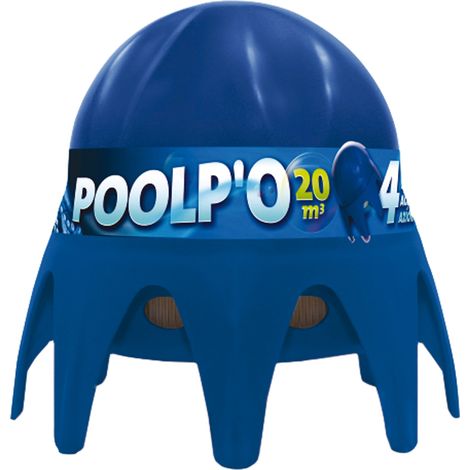 TRATTAMENTO IGENIZZANTE ANTIALGHE E FLOCCULANTE PER ACQUA PISCINA GRE POLPO 08013 A (1/5)