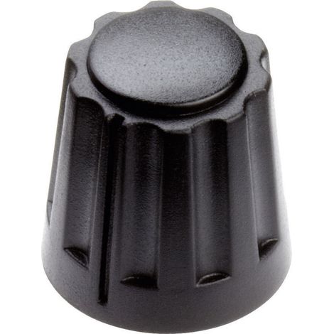 Mentor 4331.4000 4331.4000 Drehknopf Schwarz (Ø x H) 14.5 mm x 14 mm 1 St.