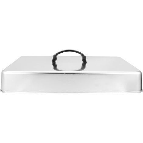 Dampfdeckel mit Griff Rechteckige Grillplatte Abdeckung 43
