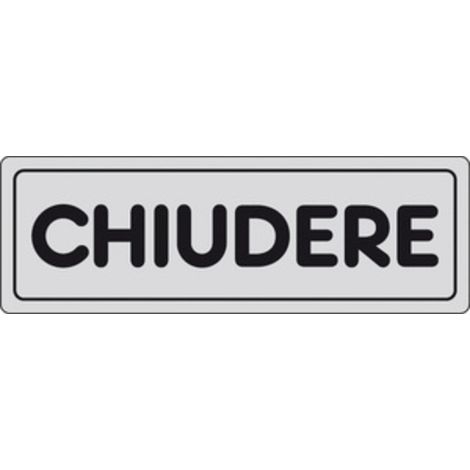 ETICHETTA ADESIVA 150X50 CHIUDERE Q.TA 10