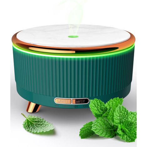 Essential Oil Diffuser, 500ml Ultrasonic Fragrance Oil Aroma Oil Diffuser, Air Diffuser Humidifier for Bedroom with 7 Colors LED Essential Oil Diffuser, 500ml Fragrance Oil Aroma Oil Diffuser