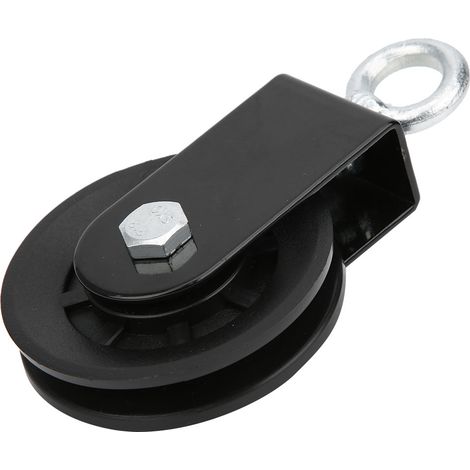 Ensemble de poulies de support pour équipement de fitness, roue suspendue silencieuse, support DIY, plaque en fer PP (1/5)