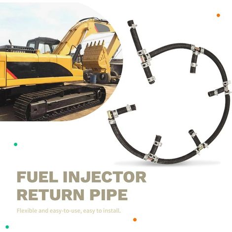 2128606 is suitable for Caterpillar CAT 320C and 320D fuel injector return lines. (1/4)