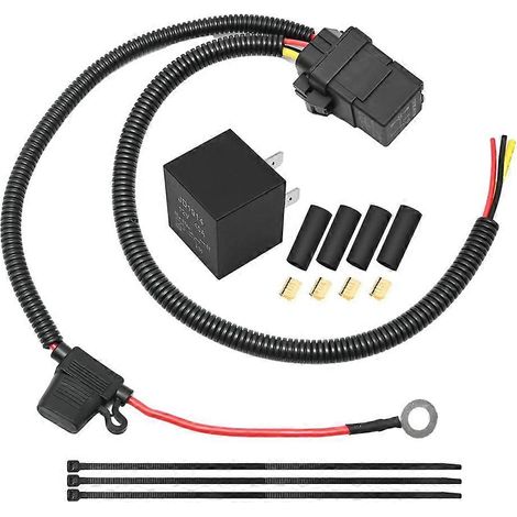Kit de câblage de relais de pompe à carburant 68269523AD pour Jeep Dodge Chrysler Ram 1500 2011-2013 04727370AA, 4727370AA, CSZDV621AA (1/5)