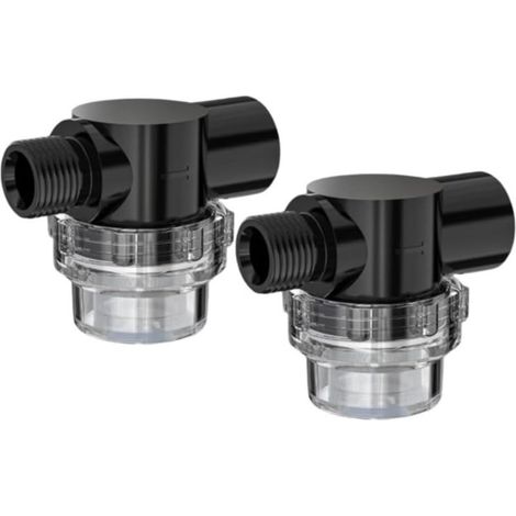 Set mit 2 Edelstahlfiltern, 50 Mesh, kompatibel mit Gartenpumpen und Rohrleitungen mit Standard-NPT-Anschlüssen (1/5)