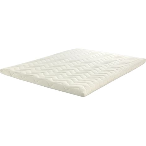 Topper Lux Latex Weiß 100x200 cm – Höhe 8 cm