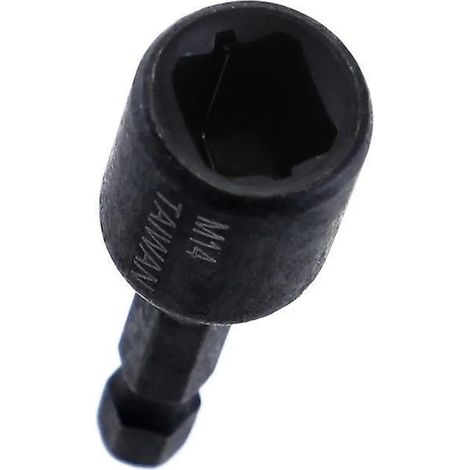 M4-M16 Adaptateur de douille de taraud, tige hexagonale 1/4 pouce pour perceuse électrique, embout carré 10 mm