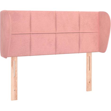 Maison Exclusive - Cabecero de terciopelo rosa 83x23x78/88 cm (1/5)