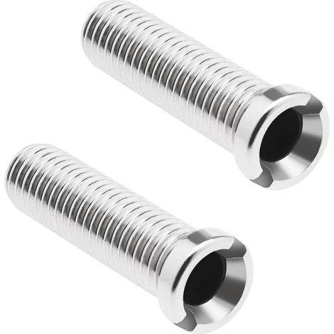 2pcs Vis de Crépine d'évier de Cuisine en Acier Inoxydable 304 Crépine Déchets Fileté Vis Connecteur M12 × 45mm évier Boulon Vis pour Lavabo Crépine Bouchon (1/5)
