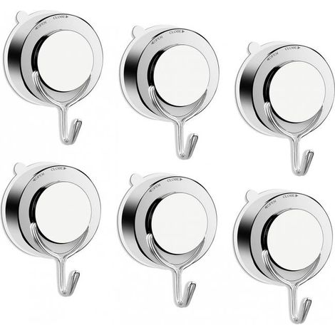 Saugnapfhaken, Saugnapfhaken für Bad und Küche, wandmontierte Saugnapfhaken, robuste und langlebige Handtuchhaken, Duschhaken