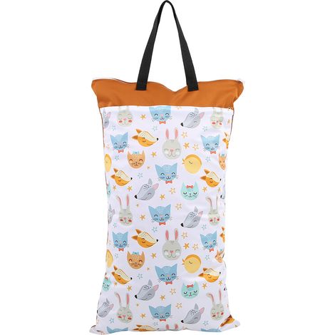 Grand sac suspendu pour couches humides/sèches, imperméable, inserts bébé, rangement linge sale EF160 (1/5)