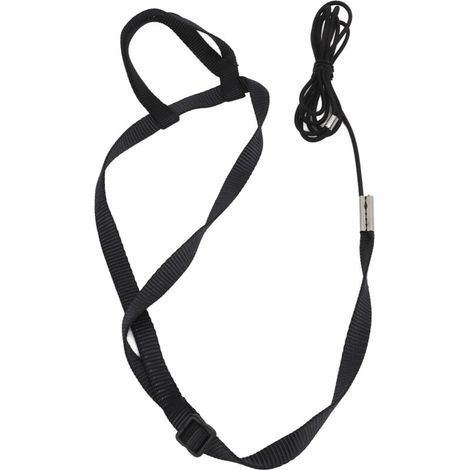 Bird harness, ultra-lightweight leash, adjustable flying rope for parrots, for outdoor play, parties, black, L (1/5)