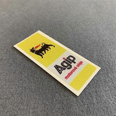 Autocollants réfléchissants pour voiture, moto, réservoir d'huile, carrosserie, coffre latéral, casque, Agip (1/5)