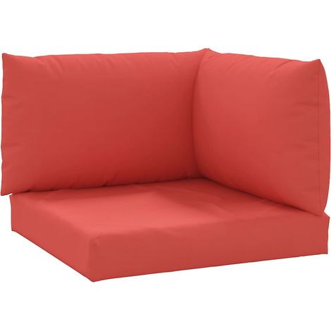 Maison Exclusive - Palettenkissen 3-tlg. Rot Oxford-Gewebe (1/5)