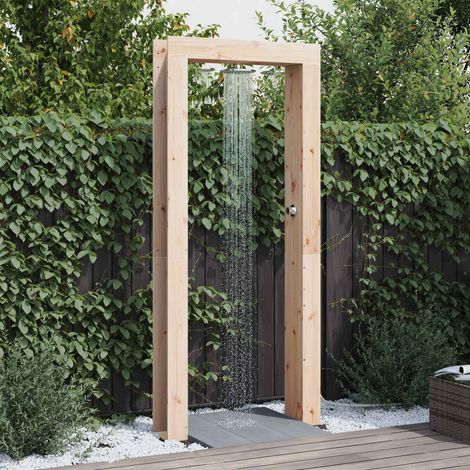 vidaXL Douche d'extérieur 226 cm Naturel (1/5)