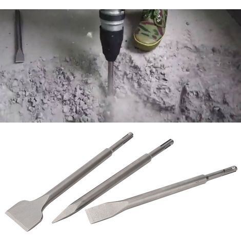 SDS PLUS Schlagbohrer-Set mit breiter, flacher Spitze (1/5)