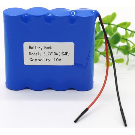 3,7V Hochleistungs-18650-Lithium-Akkupack für Lautsprecherboxen, Solar-Stirnlampen, Operngeräte und wiederaufladbare Batterien. (1/4)