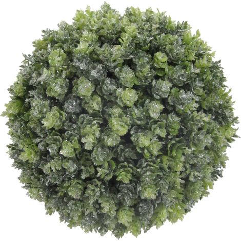 Gasper – Boule de houblon givrée, plante artificielle – Plastique