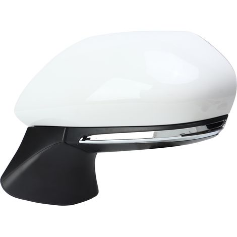 Rétroviseur extérieur gauche chauffant blanc pur avec clignotant intégré pour Camry XV70 2018-2022 (1/5)